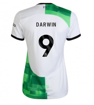 Liverpool Darwin Nunez #9 Replika Udebanetrøje Dame 2023-24 Kortærmet